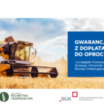 Plakat funduszu gwarancji rolniczych